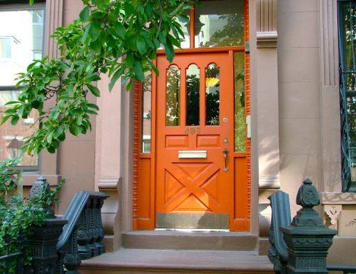 An orange main door 1 0 1200