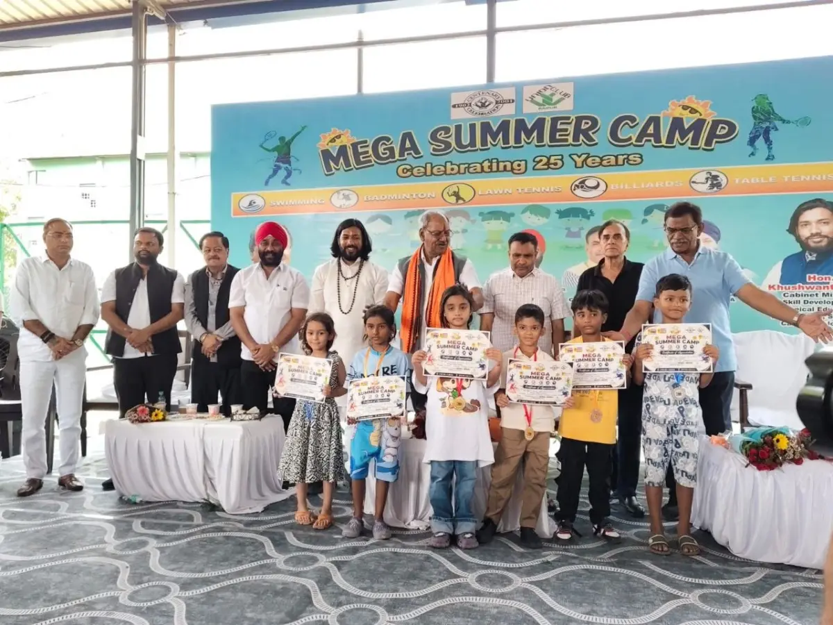 रायपुर के यूनियन क्लब समर कैंप समापन: 25 वर्षों की गौरवशाली यात्रा का जश्न 6 यूनियन क्लब समर कैंप समापन
