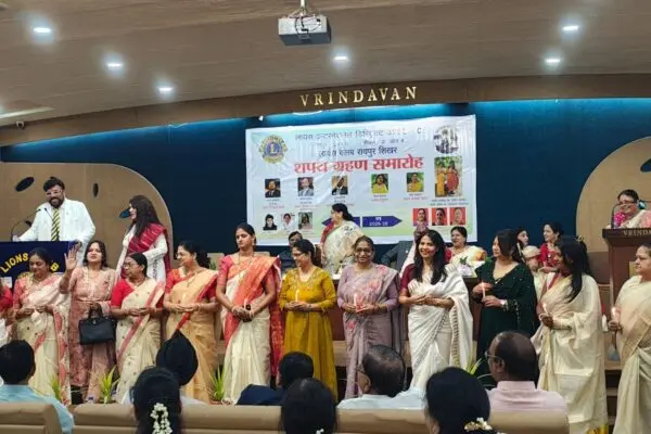 लायंस क्लब रायपुर शिखर की नई कार्यकारिणी ने ली शपथ, वृद्धाश्रम निर्माण पर जोर